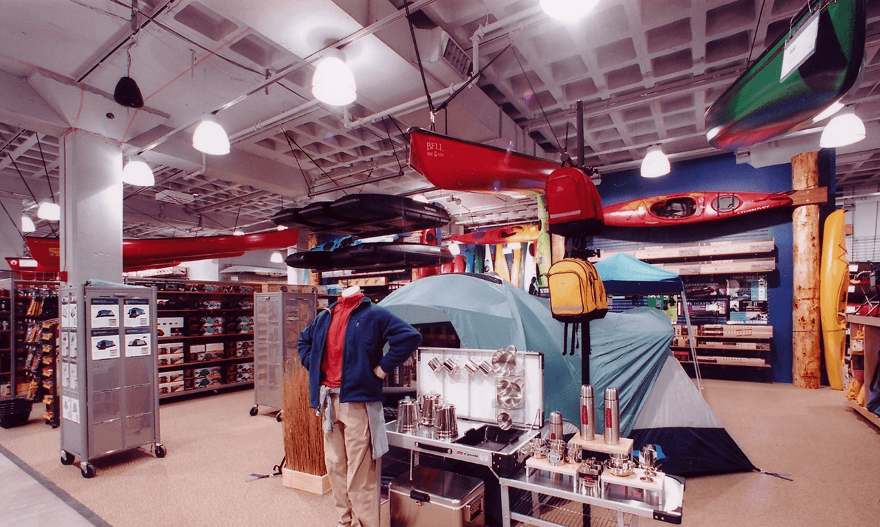 Galyans Roosevelt Field Mall Interior