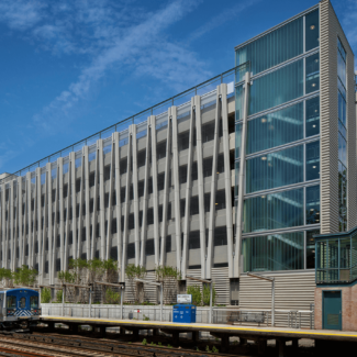 Completed Construction Of New York Botanical Garden Parking Garage